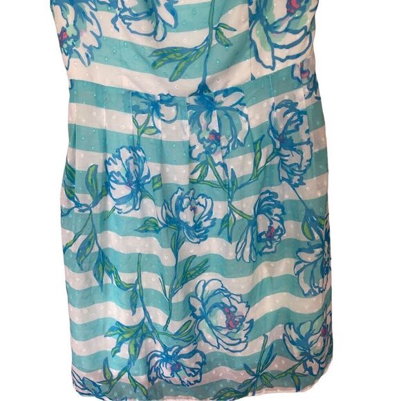 Lilly Pulitzer Womens Shorely Blue Tossing The Line Posey Mini Dress Size 4 - Picture 3 of 12